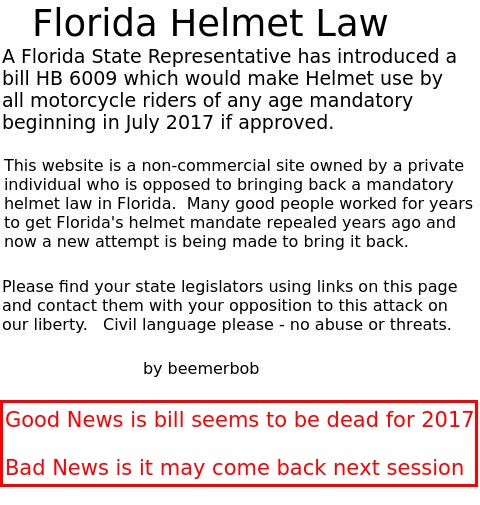 Florida Helmet Law